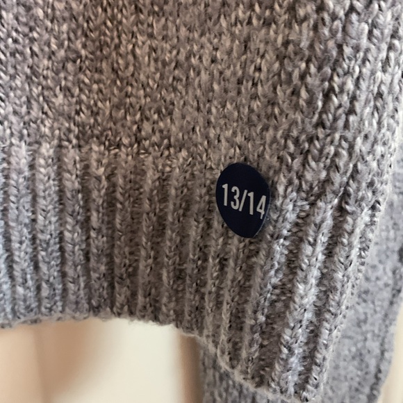 Abercrombie kids Girls school sweater size 13/14 grey new with tags - Picture 4 of 10